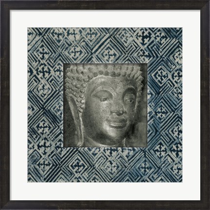 Framed Moment of Zen I Batik Print