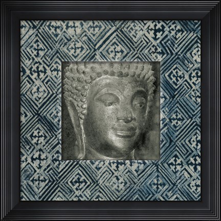 Framed Moment of Zen I Batik Print