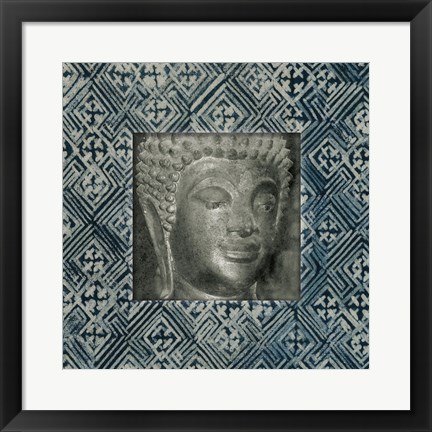 Framed Moment of Zen I Batik Print