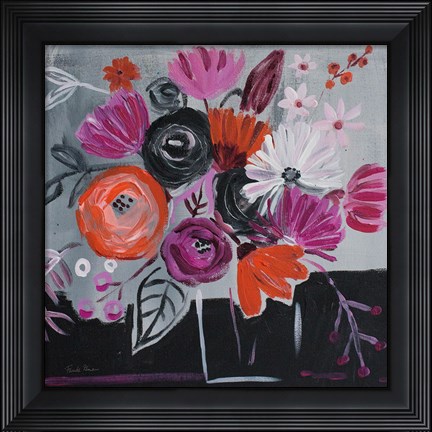 Framed Nighttime Bloom Print