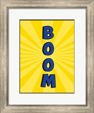 Framed Boom Print