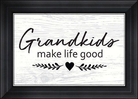 Framed Grandkids Print