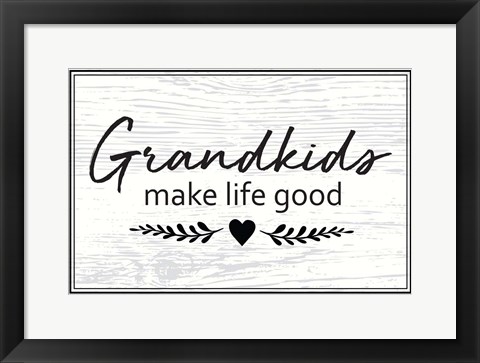 Framed Grandkids Print