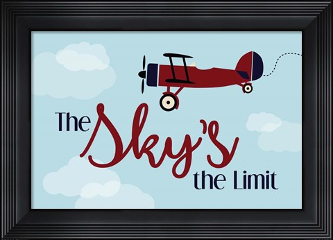 Framed Sky&#39;s the Limit Print