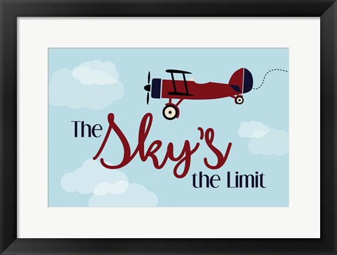 Framed Sky&#39;s the Limit Print