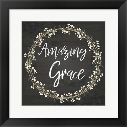 Framed Amazing Grace Print