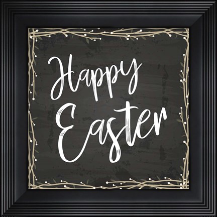 Framed Happy Easter Print