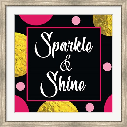 Framed Sparkle &amp; Shine Print