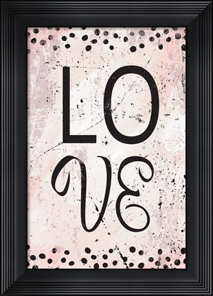 Framed Love Print