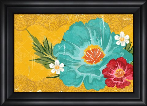 Framed Floral II Print