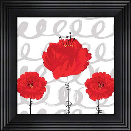 Framed Poppy II Print