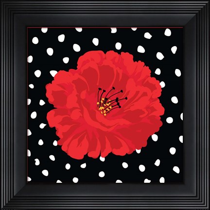 Framed Poppy III Print