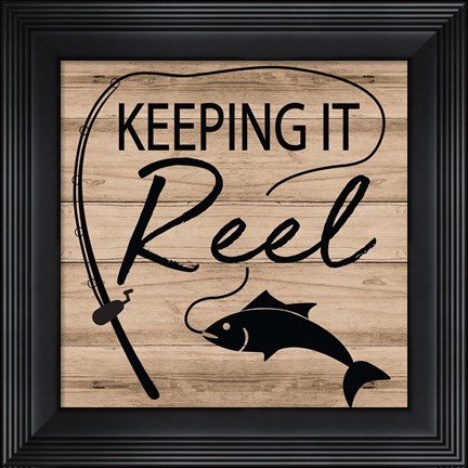 Framed Keeping it Reel Print