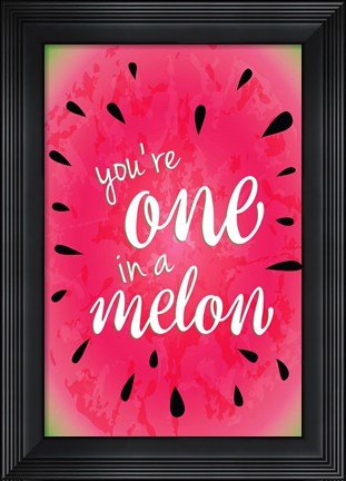 Framed Watermelon I Print