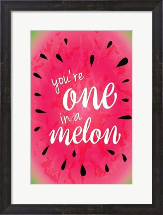 Framed Watermelon I Print