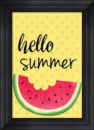 Framed Watermelon II Print