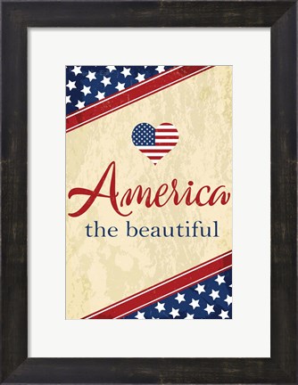 Framed Americana III Print