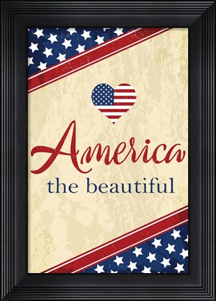 Framed Americana III Print