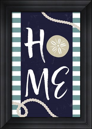 Framed Coastal Home Print