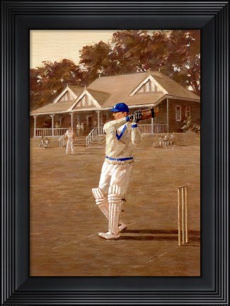 Framed Vintage Baseball Print