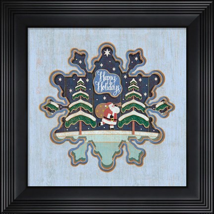 Framed Happy Holidays Print