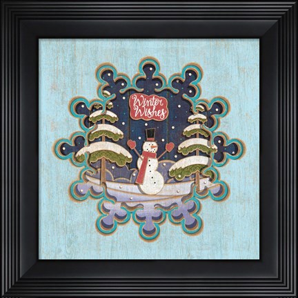 Framed Winter Wishes Print