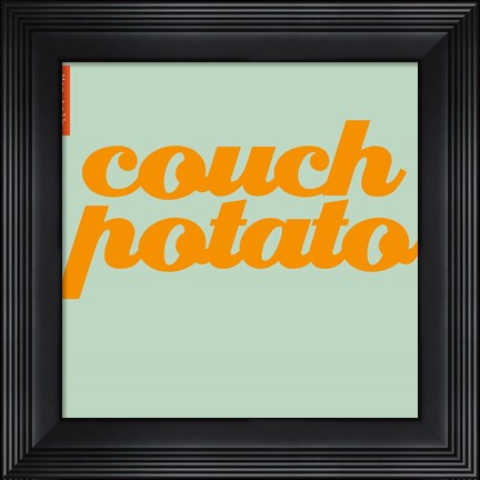 Framed Couch Potato Print