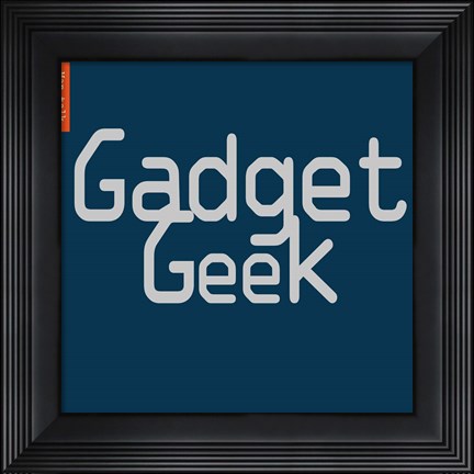 Framed Gadget Geek Print