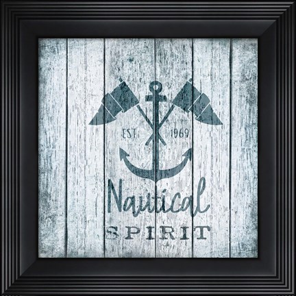 Framed Nautical Spirit Print