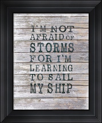 Framed Storms Print