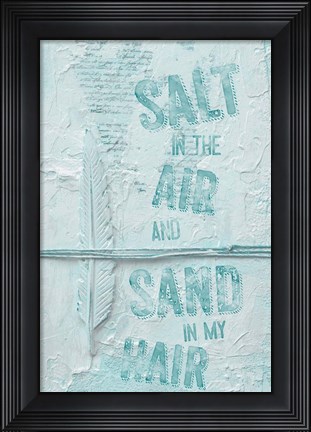 Framed Salt in the Air Print