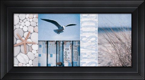 Framed Seaside I Print