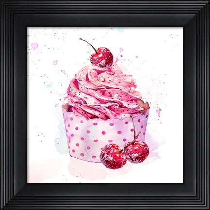 Framed Cupcake Print
