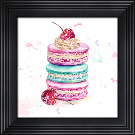 Framed Macaroons Print