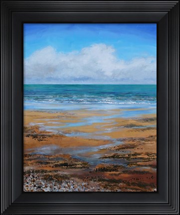 Framed Beach Textures Print