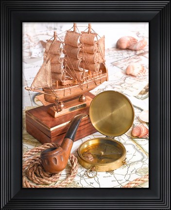 Framed Vintage Nautical II Print