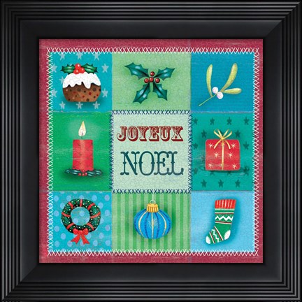 Framed Joyeux Noel Print