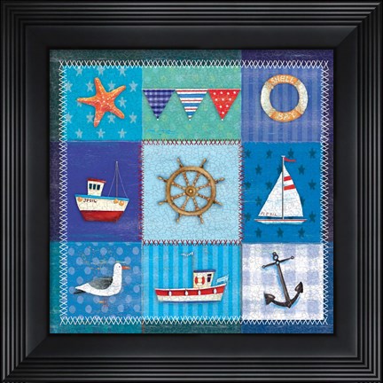 Framed Nautical II Print