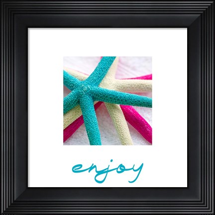 Framed Wellness Enjoy Print