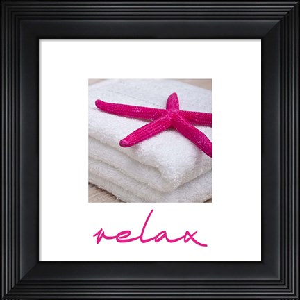 Framed Wellness Relax Print
