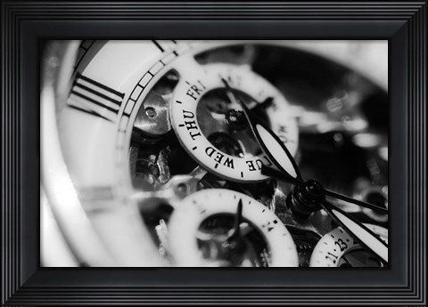 Framed Clock I Print