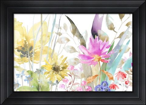 Framed Floral III Print