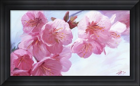 Framed Pink Blossom Print