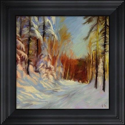Framed Winter Path Print