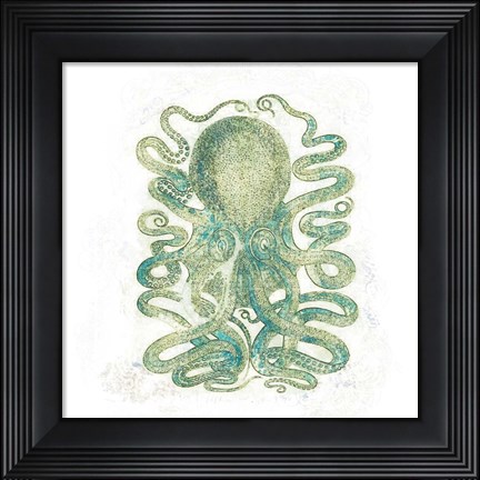 Framed Aquatic V Print