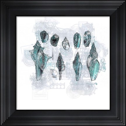 Framed Aquatic VIII Print