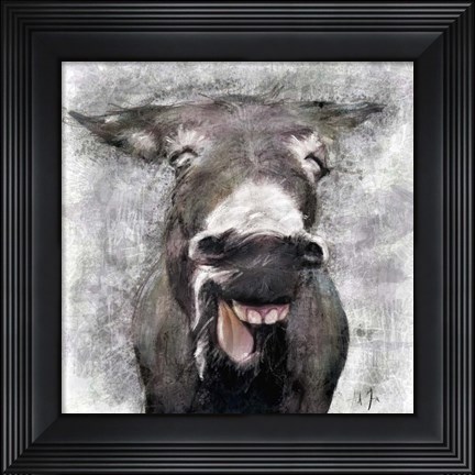 Framed Donkey Print