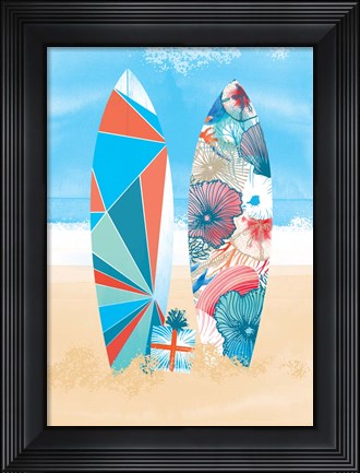 Framed Surf Time Print