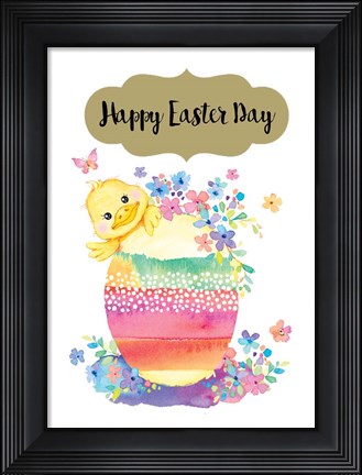 Framed Happy Easter Print