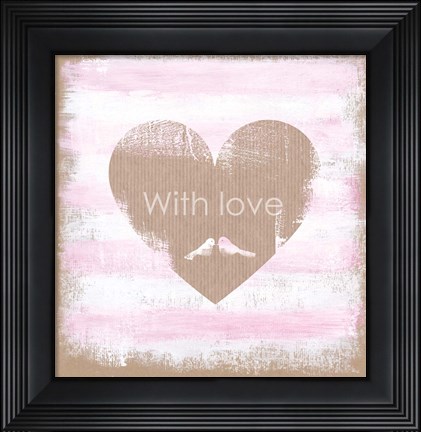 Framed Love Print